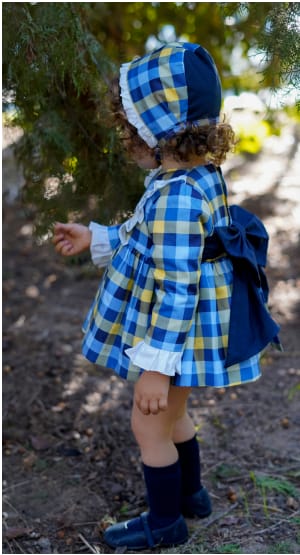 JESUSITO BEBÉ CUADROS AZUL DBB Collection 21401