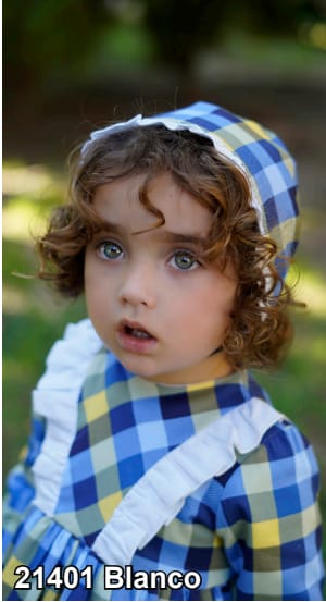 JESUSITO BEBÉ CUADROS AZUL DBB Collection 21401